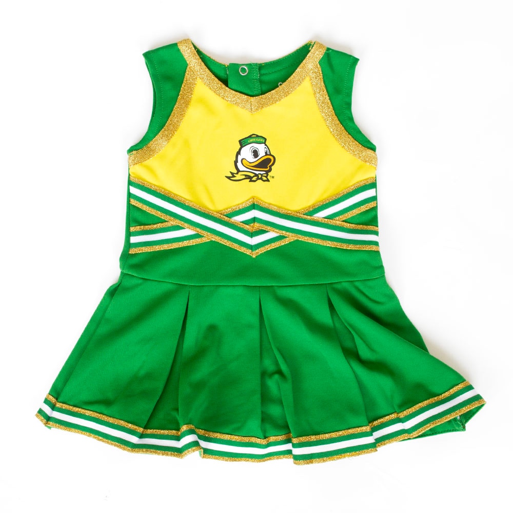 Ducks Spirit, Colosseum, Green, Cheer Sets, Polyester, Kids, Infant, Football, Mascot, Dress, 955867